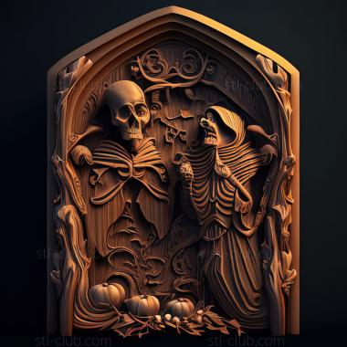 3D модель Игра тайны святого хэллоуина (STL)